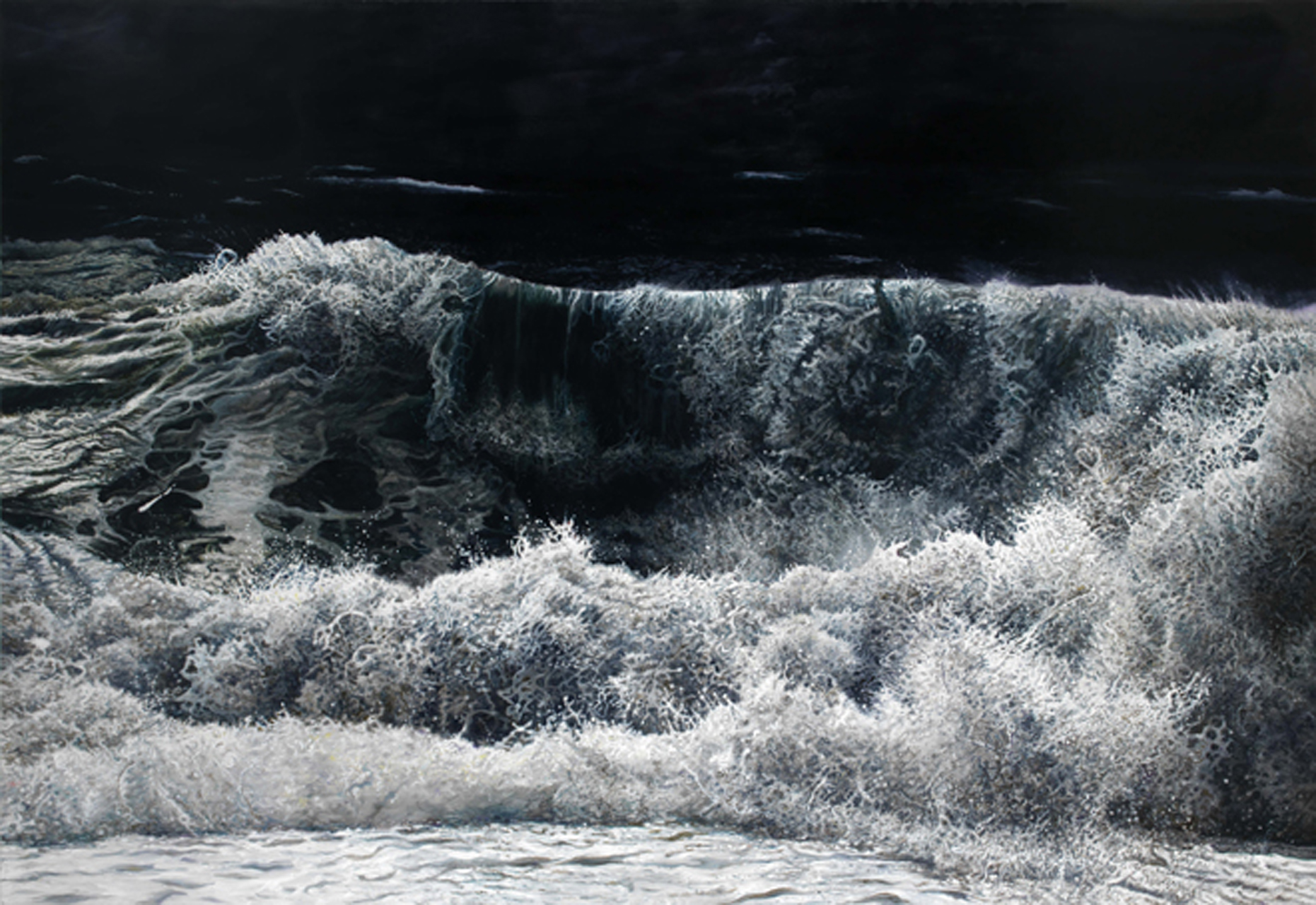 Reinhard Pods, Ohne Titel (will), 1981, Oil on canvas, 200 x 220.3 cm