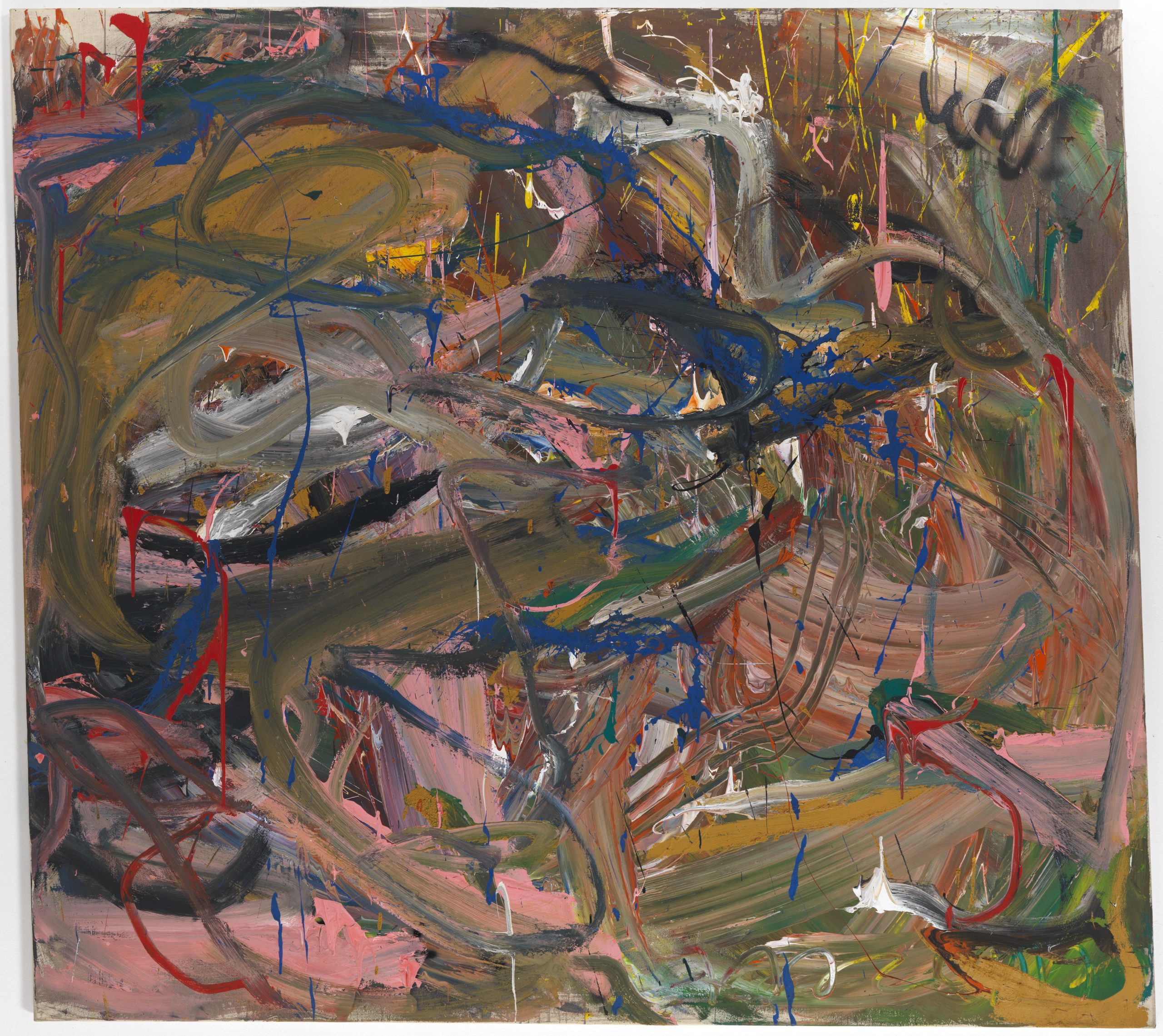 Reinhard Pods, Ohne Titel (will), 1981, Öl auf Leinwand, 200 x 220,3 cm